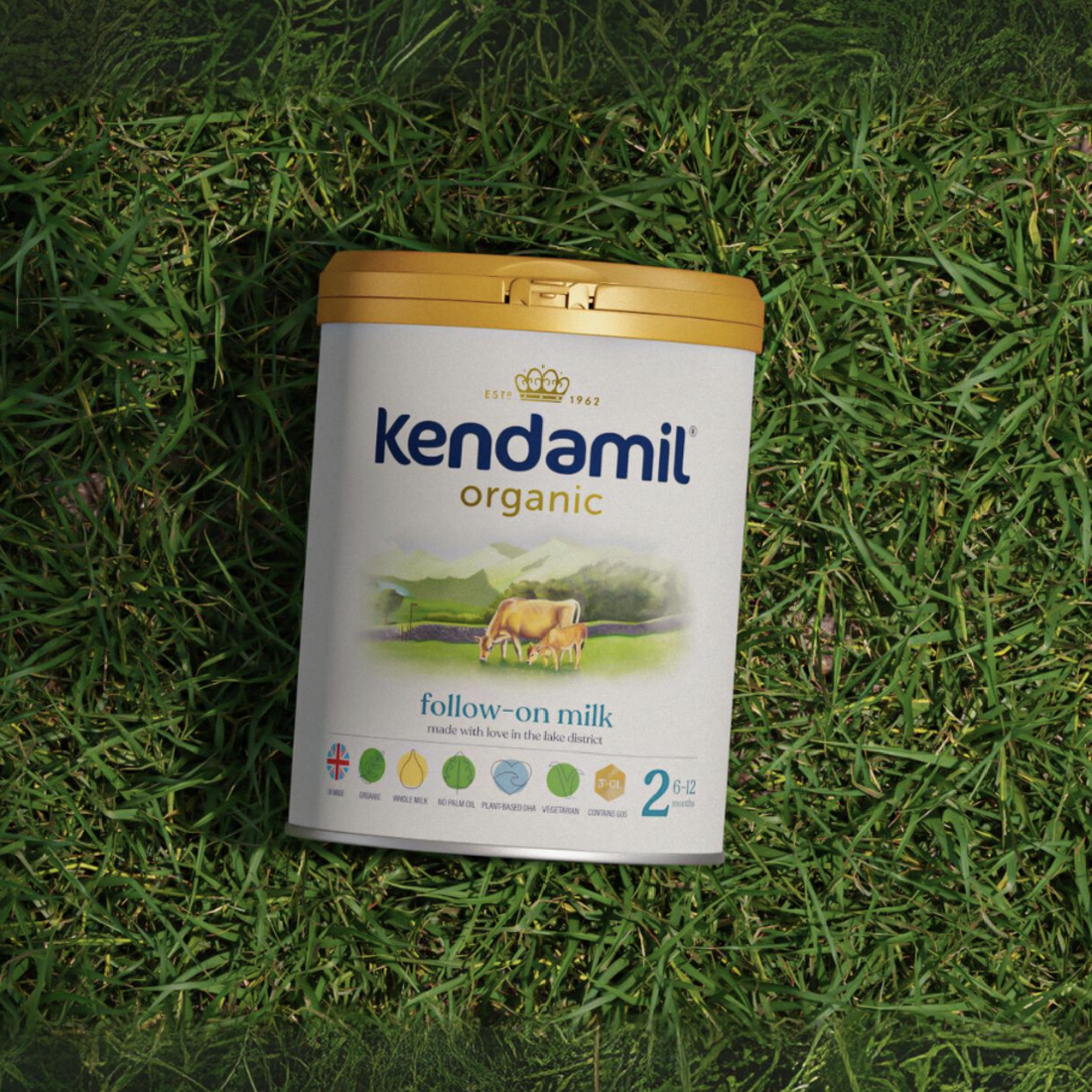 楽天市場】【800g 4個セット・新生児から】Kendamil Organic