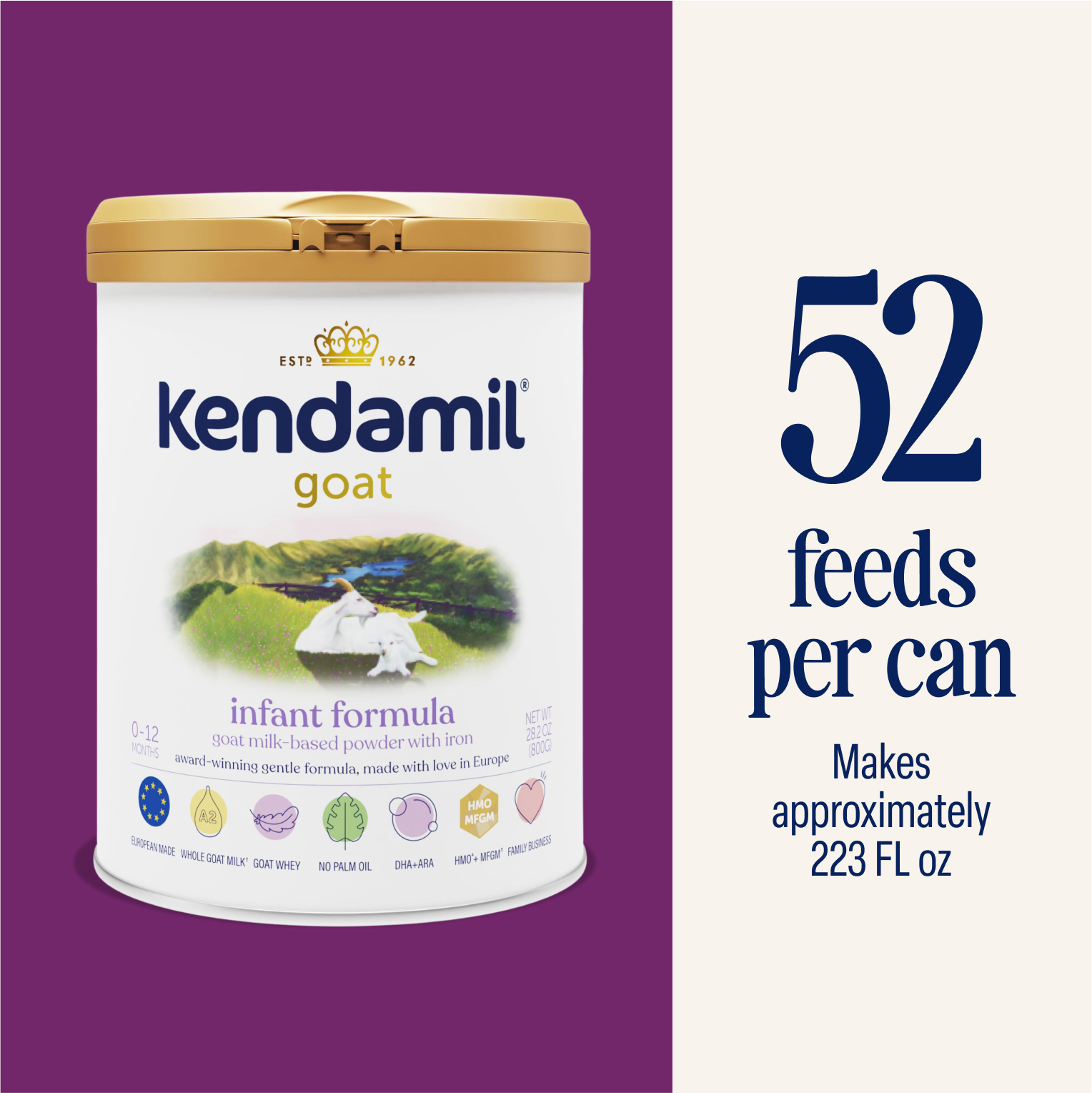 Goat Infant Formula 28.2oz (0-12 months)