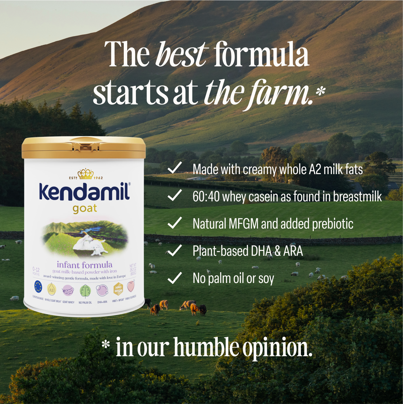 Goat Infant Formula 28.2oz (0-12 months)